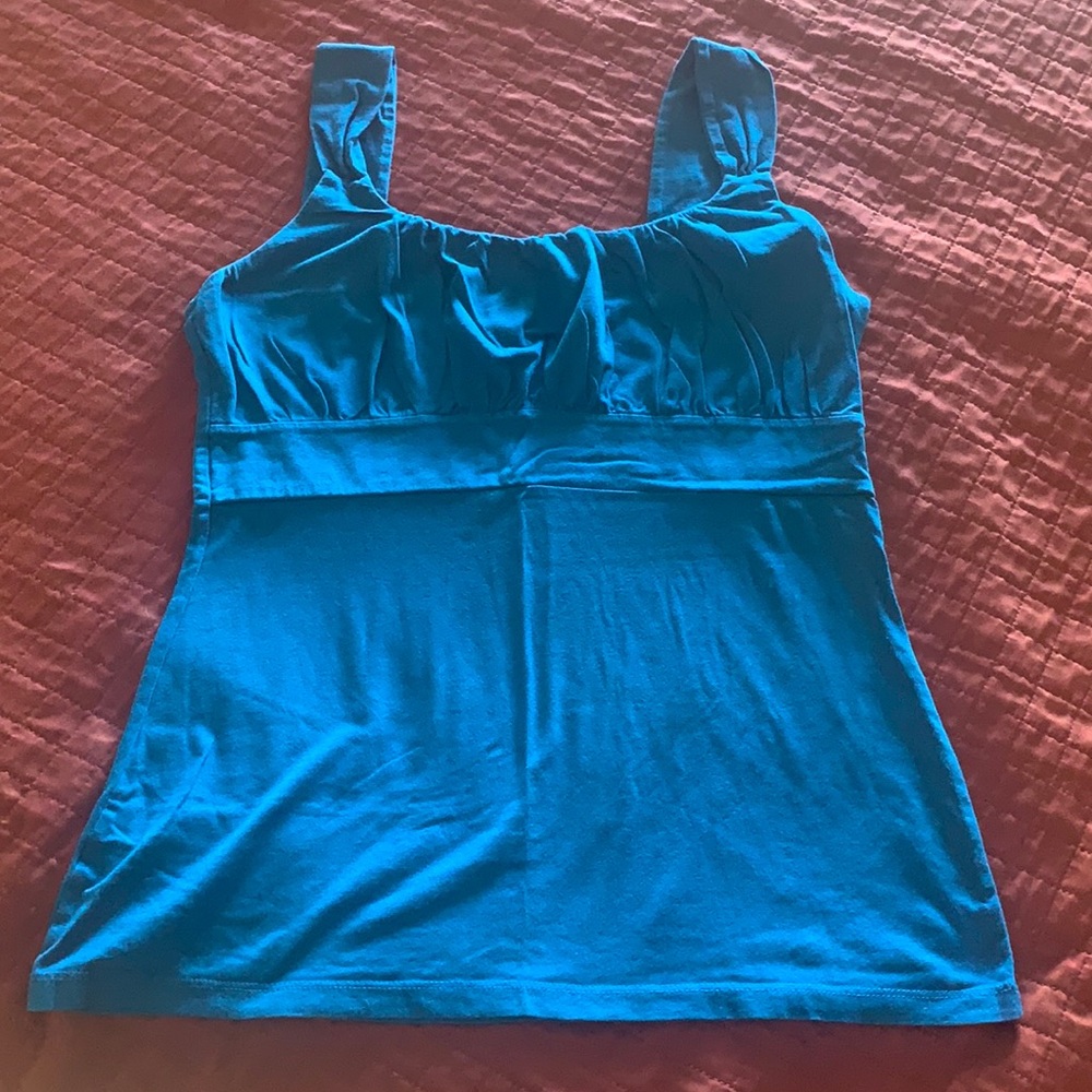 Teal Ann Taylor tank top